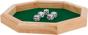 1 Set Dice Game Board Drinking Game for Parties Ktv and Bars Compact and Portable Educational for Fun Entertainment and Outdoor Gatherings
