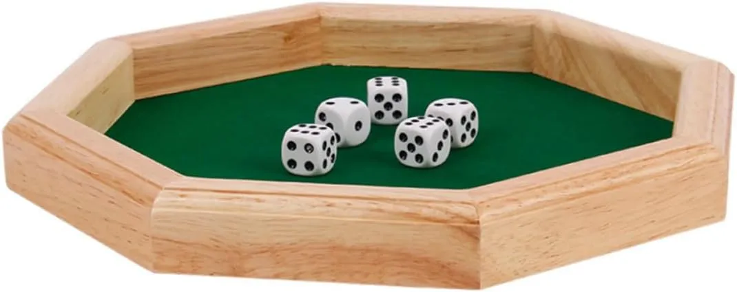 1 Set Dice Game Board Drinking Game for Parties Ktv and Bars Compact and Portable Educational for Fun Entertainment and Outdoor Gatherings