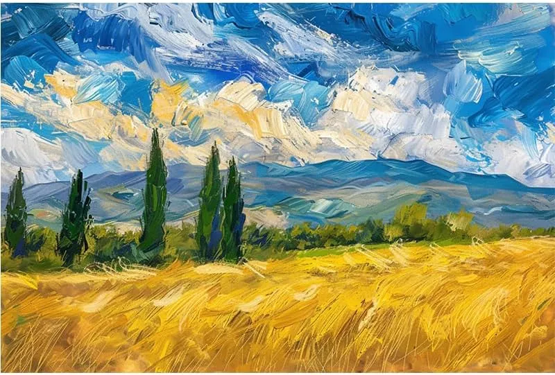 1000 Piece Wooden Jigsaw Puzzles for Adults Painting Grassland Fun Family Activity Game for Teens and Adults