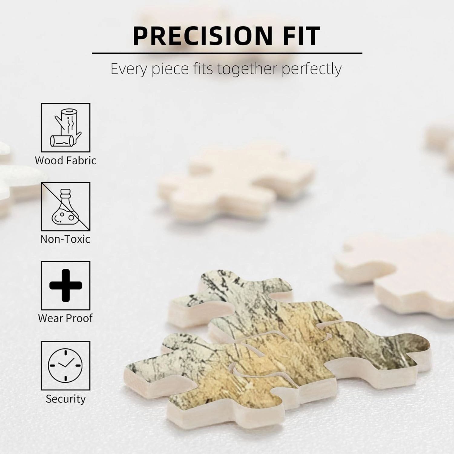 1000 Pieces of Adult Wooden Puzzle - Horses grazing on The Grassland,Unique and Beautiful Design,an Ideal Choice for Exercising brainpower，Thoughts soar，Gifts for Family and Friends