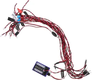 1/10 Scale Rc Car Light Kit 12 Led Toy Car Light Replacement for Boys and Girls