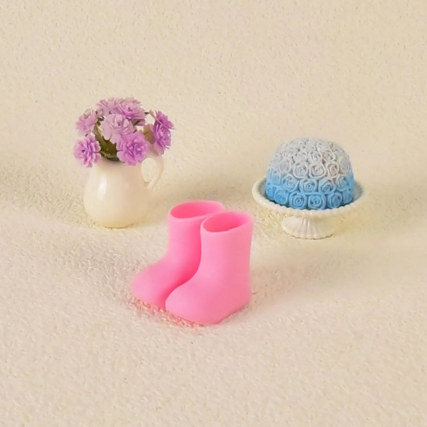 1:12 Scale Dollhouse Accessories Scene Layout Showcase Decorative Potted Handcraft Mini Doll House Toys Fairy Garden Model, Style C