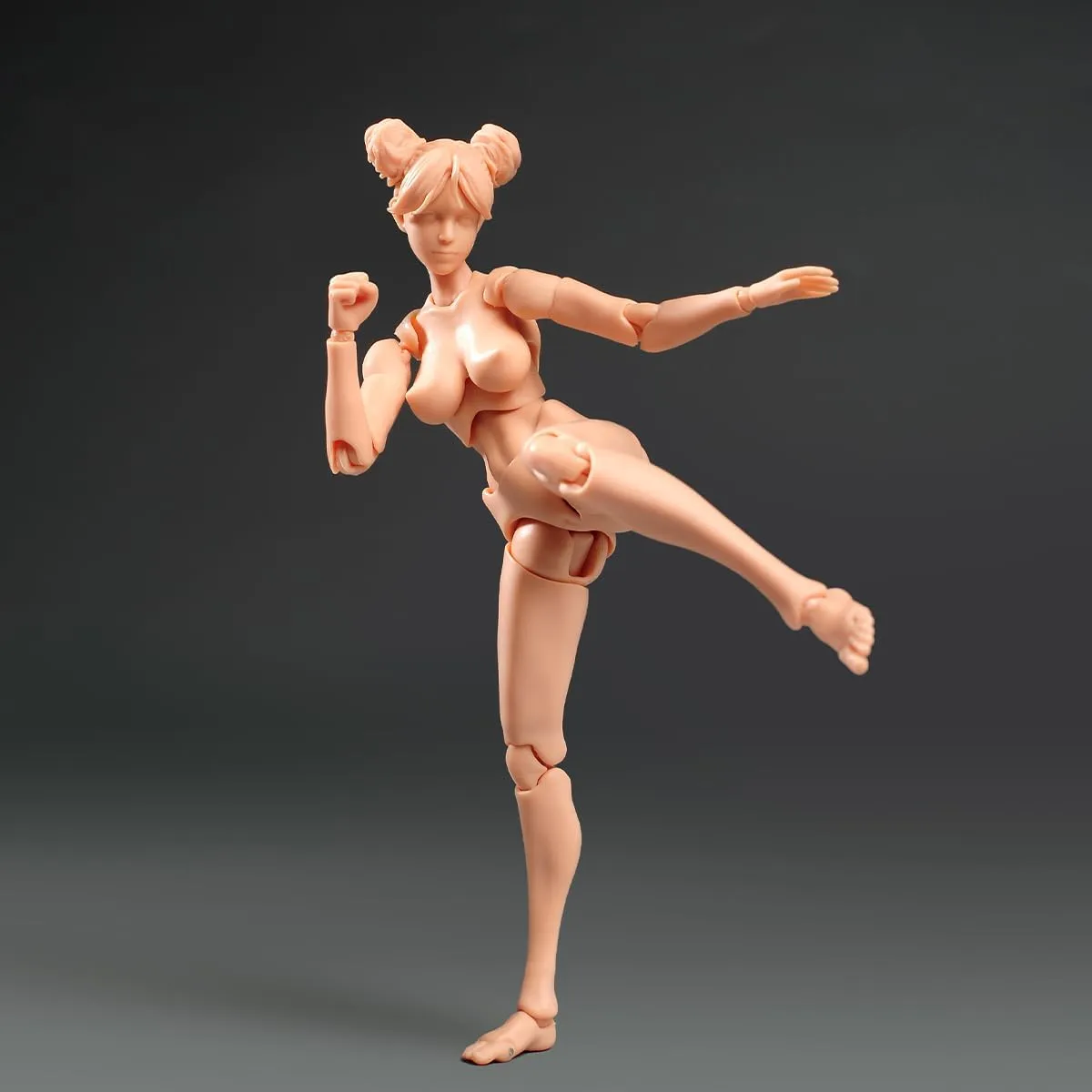 1/12 Scale Female Action Figure,6inch Super Flexible Girl Figure Body Doll with Head Sculpt&Replaceable Chest Legs Accessory Collection (Suntan Skin)