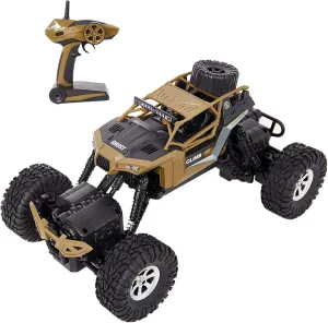 1:18 Radio Control Racing Car 2.4 GHz High Speed Remote Control Truck for Kids and Adults (Brown)