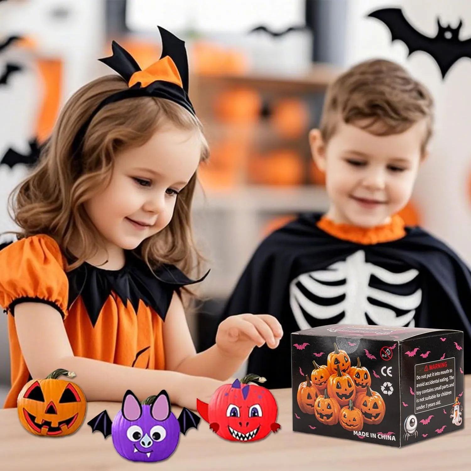 12-Pack Halloween Sets, Modeling Clay DIY Kit, Perfect for Halloween's Holiday Party Decoration