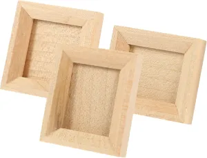 12 Pcs Miniature Photo Frames Set for 1/12 Scale Dollhouses, Wooden Tiny Picture Frames, Perfect Dollhouse DéCor, Ideal for Collectors and Miniature Displays