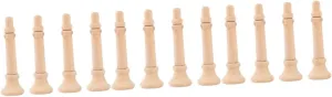 12pcs Boys and Girls Hand Painting Wooden Graffiti Horns Educational Musical Toys for Creative Play Art Projects and Imagination Development