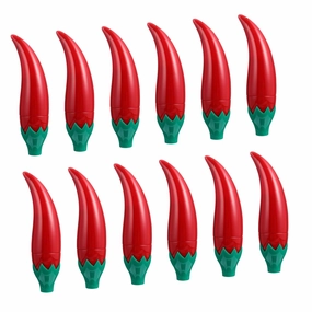 12Pcs Containers Refillable Empty Tubes for DIY Cosmetics Lightweight Portable Lip Gloss Holders Fun Crafting Kit Red