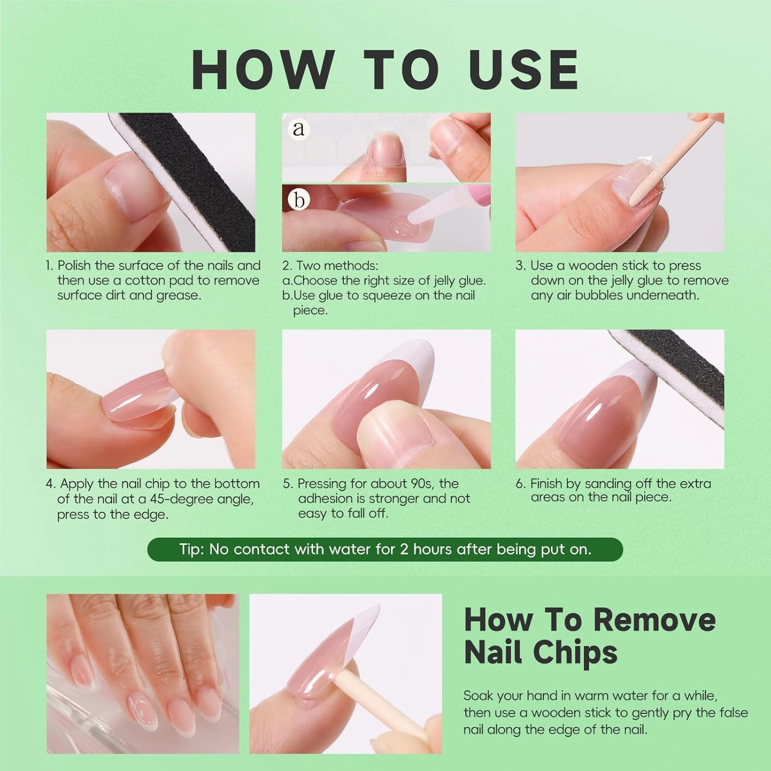150Pcs Sheer Green Cat Eye Press on Nails Short Square for Women, 5 Colors Translucent Jelly Magnetic Gel Nails with Shamrock Flower Stickers, Salon-Like Fake Nails Kit for St. Patrick's Day