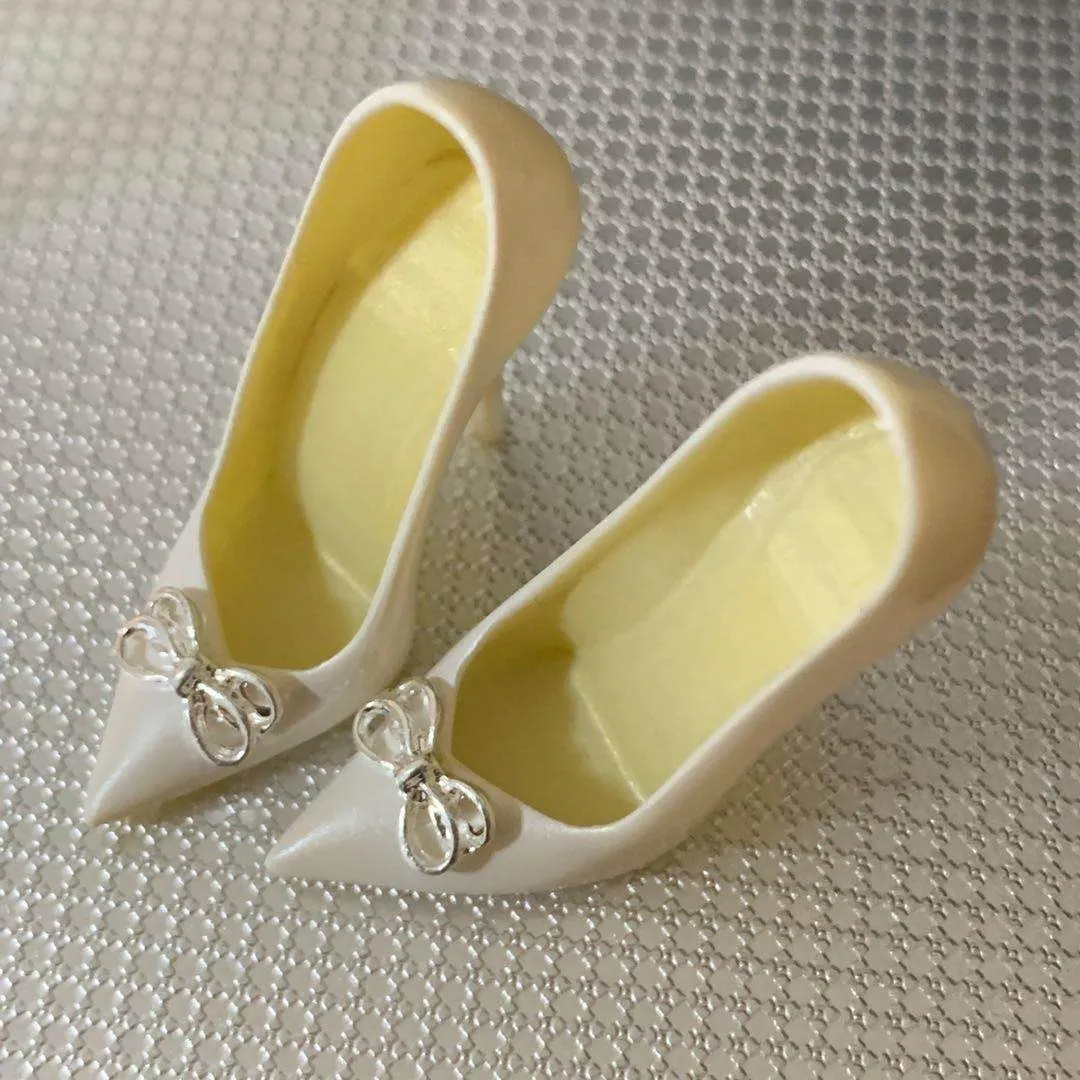 1/6 Scale Female Soldier Model Figure Doll Shoes High Heels 51Y7 for 12" Movable Doll Action Figure，Flexible Seamless Doll Miniatures Accessories Doll
