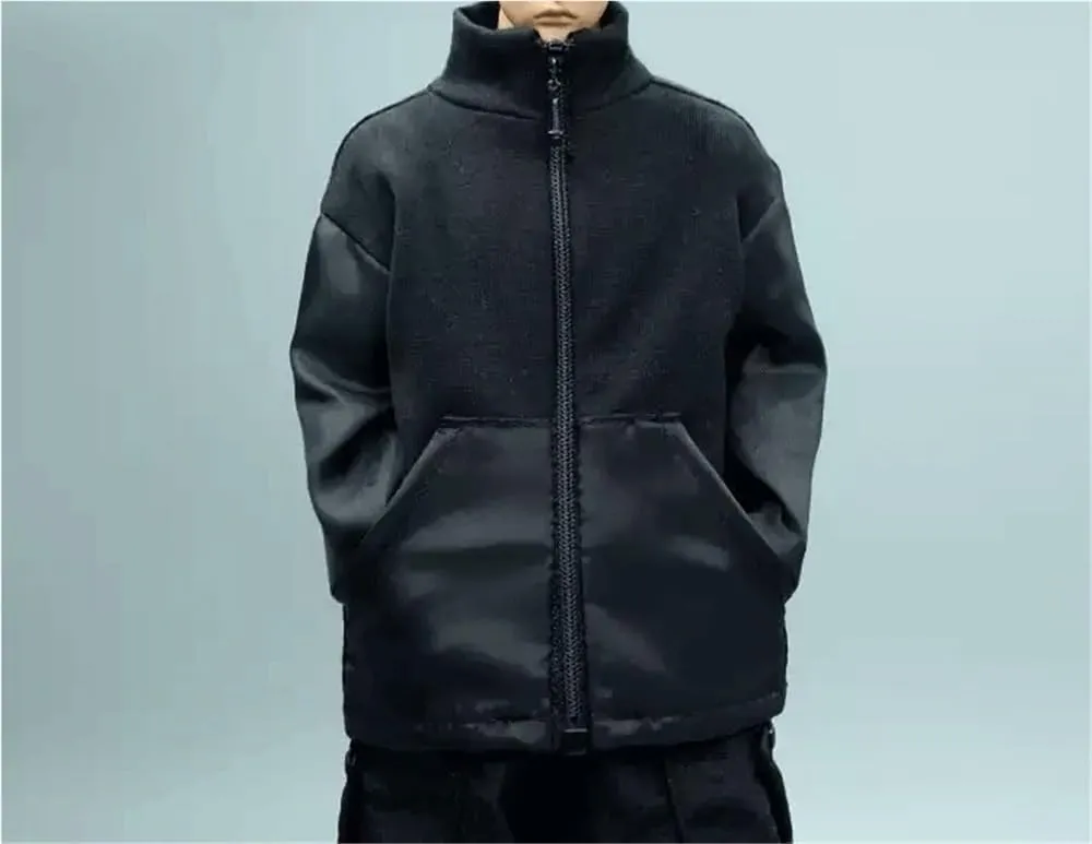 1/6 Scale Figure Doll Clothes Casual Coats Jacket Overcoat Windbreaker for 12" Male Action Figure, Flexible Seamless Doll Silicone Body Doll