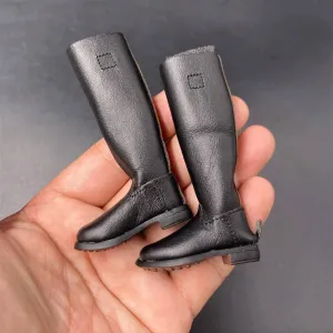 1/6 Scale Figure Shoes, Long Boots, Leather Shoes, for 12 Inch Male Action Figure Clothes，Flexible Seamless Doll Miniatures Accessories 7UI6U Doll