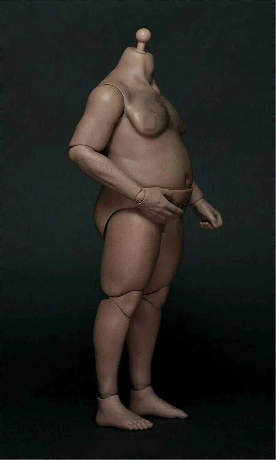 1/6 Scale Male Body, 12inches Male Plump Body Type Flexible Action Figure Doll Collection