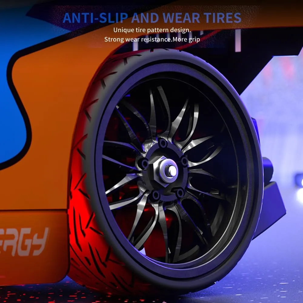 16307Pro Brushless RC Car, On Road High Power Drift Car 4WD Remote Control Truck, 45KM/H High Speed RC Car for Racing, Street Bash Electric Powered Drifting Car with 7 Modes LED Lights