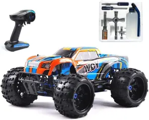 1/8 Gas Powered RC Car Hobby Grade Racing Car for Adult 90KM/H Nitro Buggy 4WD 26CXP Nitro Engine Rock Crawler Gas Powered RC Truck 125CC Remote Control Vehicle Short Course Rally Cars