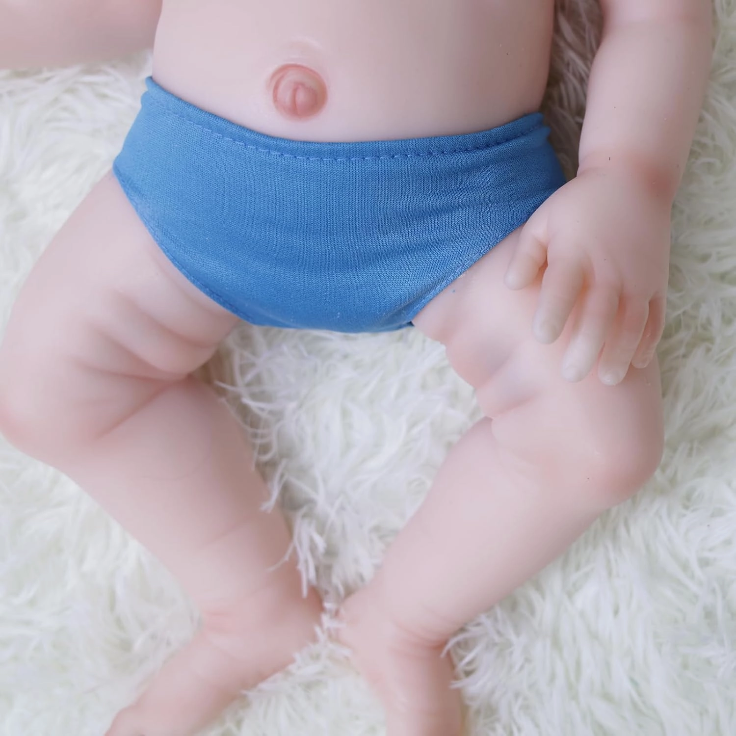 18 inch Full Silicone Baby Doll Boy - Realistic Reborn Baby Dolls, Christmas and Birthday Gifts for Daughter, Niece and Granddaughter