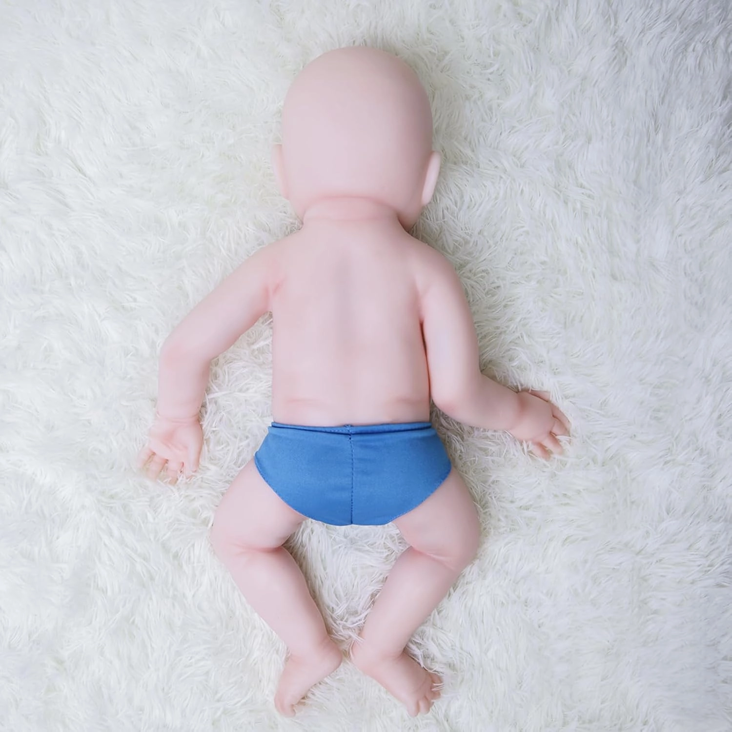 18 inch Full Silicone Baby Doll Boy - Realistic Reborn Baby Dolls, Christmas and Birthday Gifts for Daughter, Niece and Granddaughter