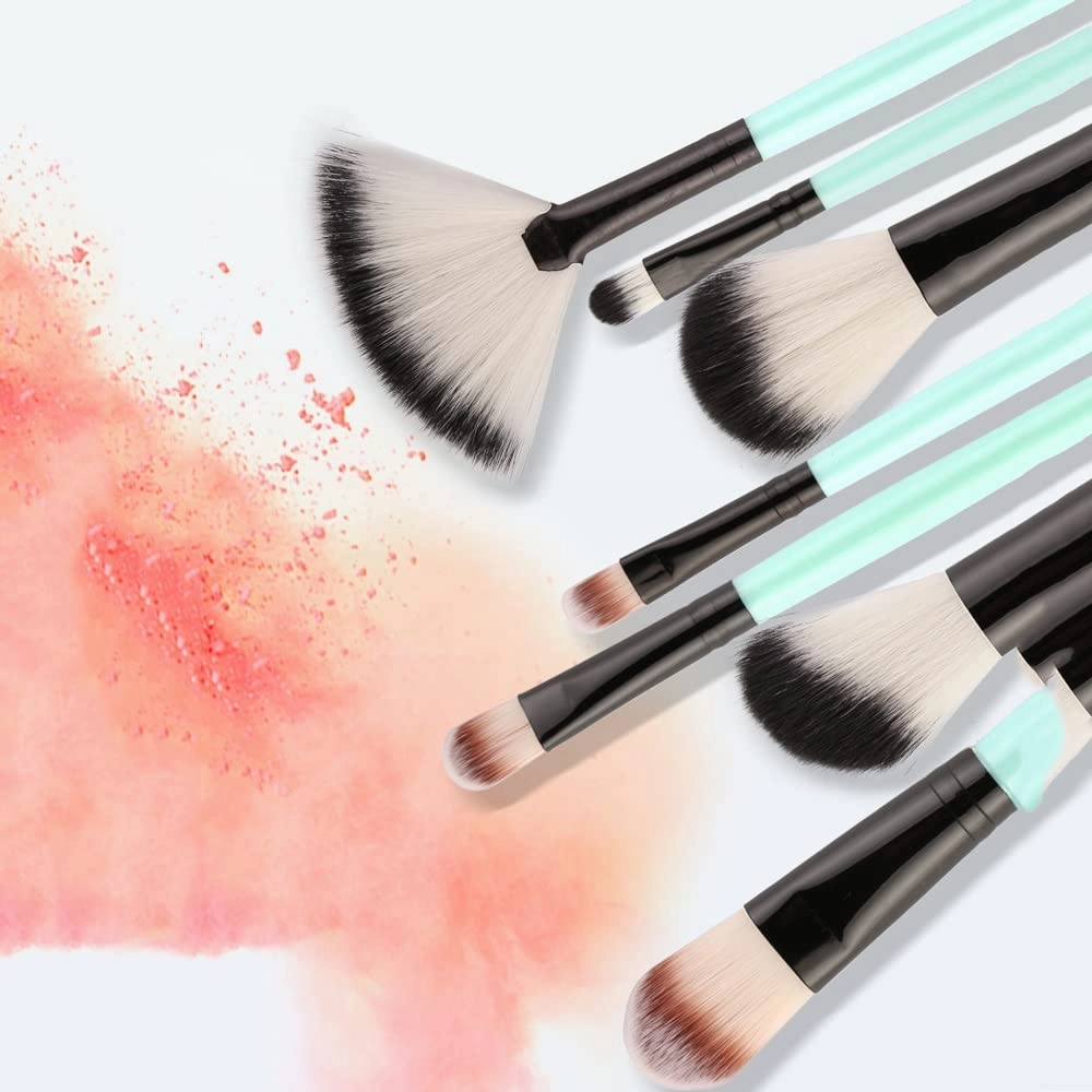 18 Makeup Brush Set Beauty kit Blush Fan Eye Shadow Brush Lip Brush Makeup Brush