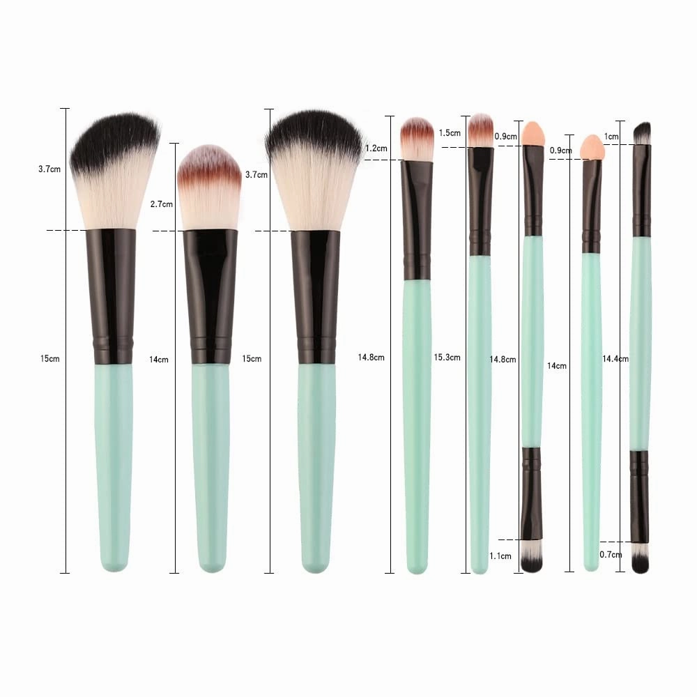 18 Makeup Brush Set Beauty kit Blush Fan Eye Shadow Brush Lip Brush Makeup Brush