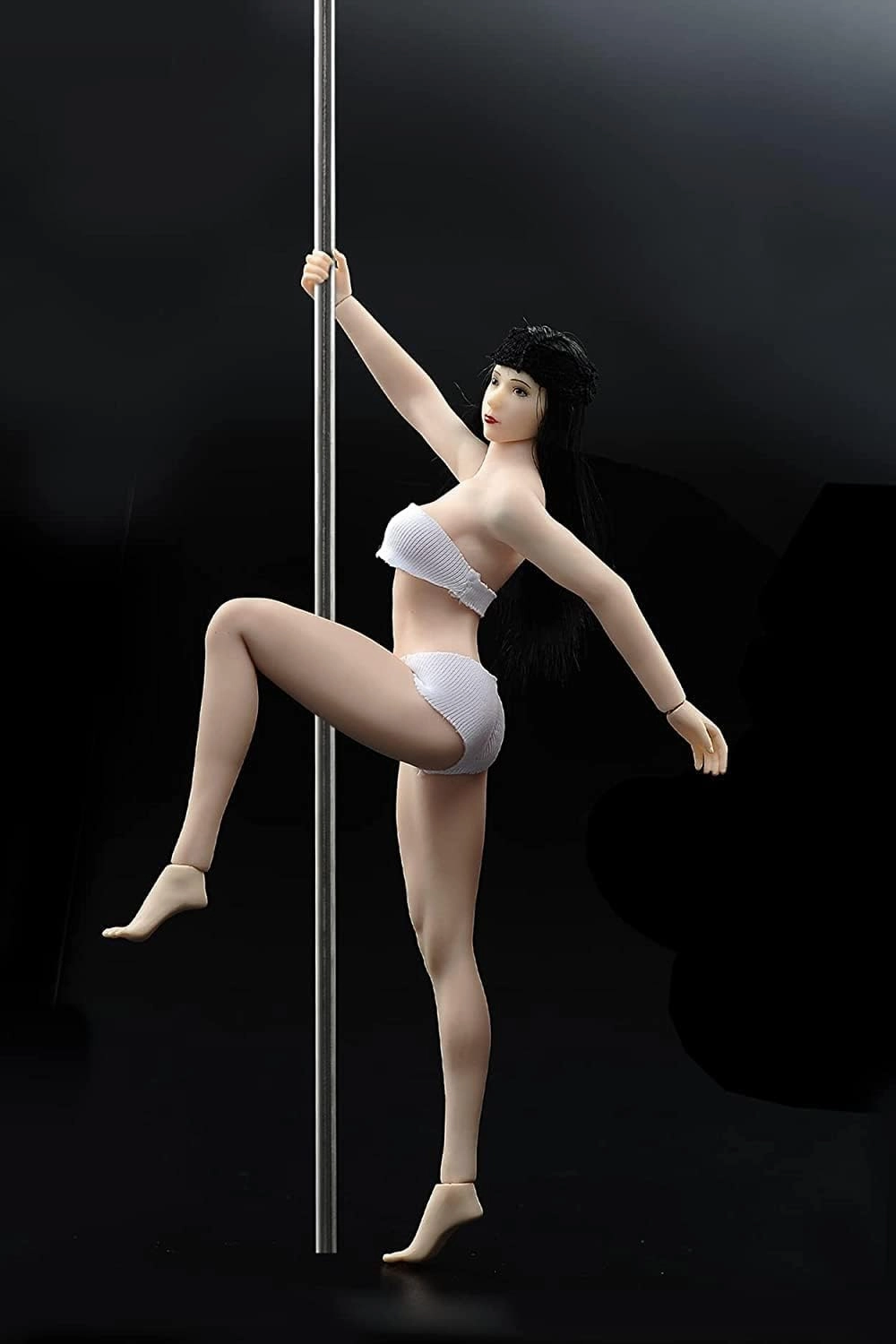 1/12 Scale Action Figure ,TBLeague T01 T02 T03 T04 T05 Female Super Seamless Flexible Body 6 inches Realistic Full Silicone Body with Stainless Steel Skeleton Collectable Doll (PHMB2018-T01A)