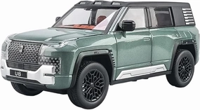 1:24 for Looking Up at U8 Alloy Die-cast Metal Car Model(Green)
