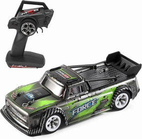 1/28 Mini RC Vehicle High Speed Can Drift RC Rally Car 4WD 30KM/H Off-Road All-Terrain Racing Car with LED High Brightness Headlights RC Truck Boy Teen Gift RTR