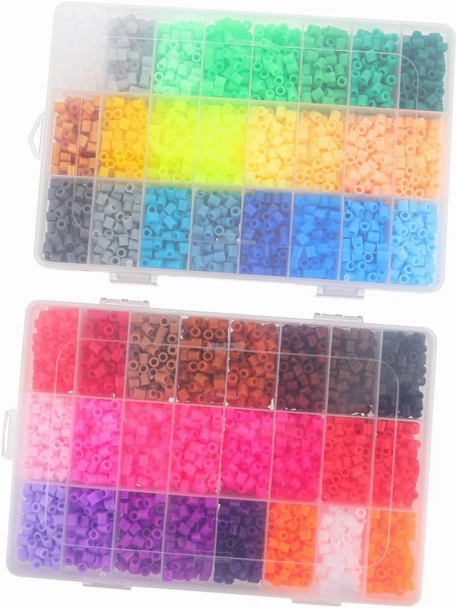 1 Set Christmas Toys Jigsaw Puzzle DIY Bead Kit 5mm Beads for Boys and Girls Adults