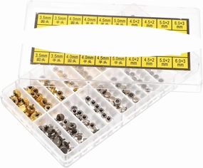 1 Set Steel Watch Crown Parts Kit Portable Watch Repair Tools for Watchmakers and Collectors for Various Repair Needs