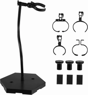 1set Action Figure Stand Base Doll Display Holder for Secure Waist Clip Display Rack