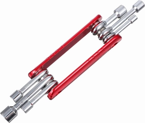 1set Folding Socket Tool Kit for -vanadium Wrench Hard Stamped Markings Portable Repair Kit for Easy Maintenance and Fastener