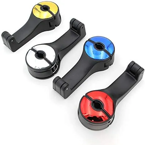 2 Pack for Mazda 2 3 5 6 MX-5 MX-30 CX3 CX-30 CX-5 CX-50 CX-7 CX-8 CX-9 Car Seat Headrest Hook Car Purse Hook Car Handbag Car seat Accessories Durable car Interior,A Red