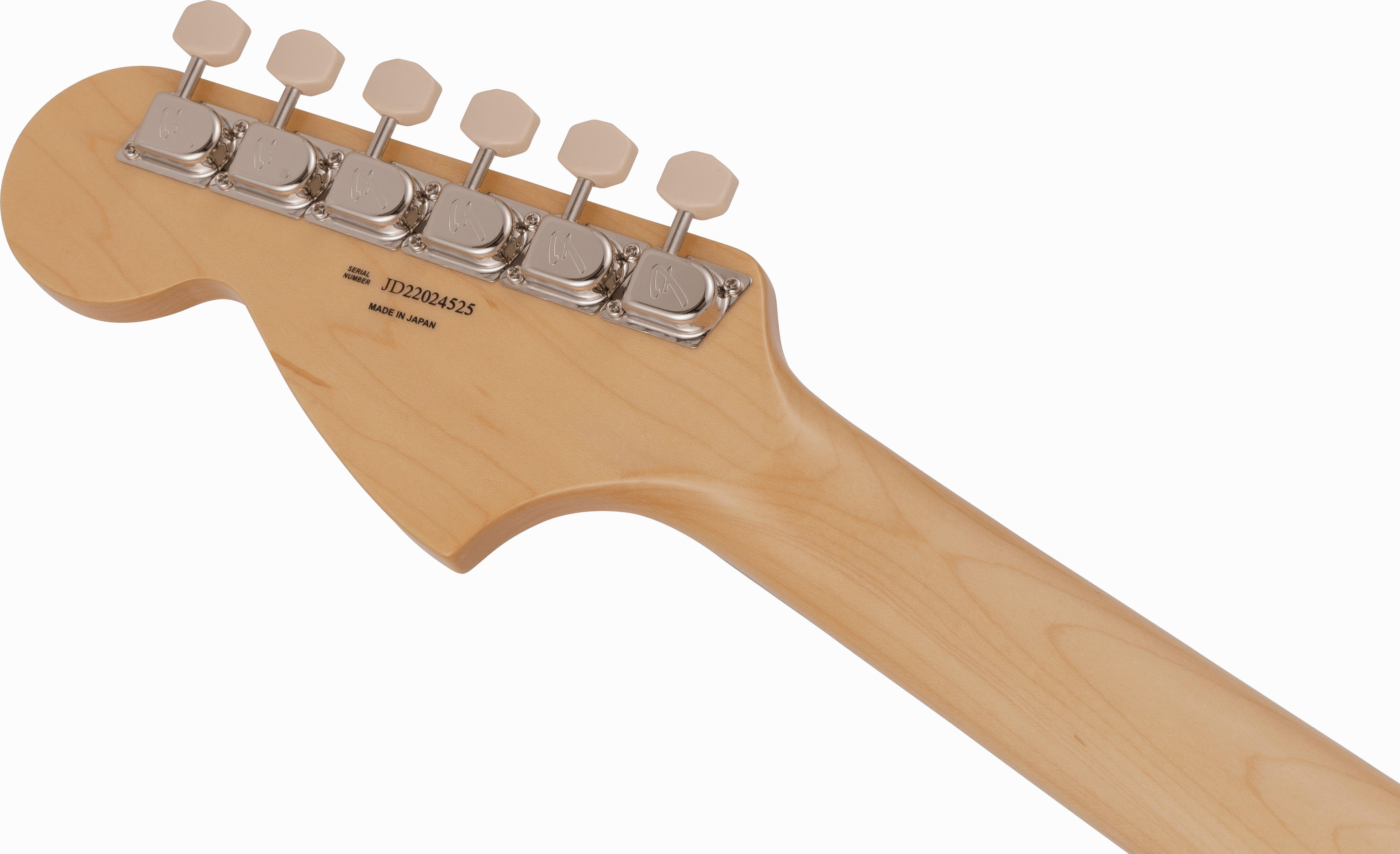 2023 Collection Made in Japan Traditional 60s  Mustang, Rosewood Fingerboard, Olympic White with Red Competition Stripe