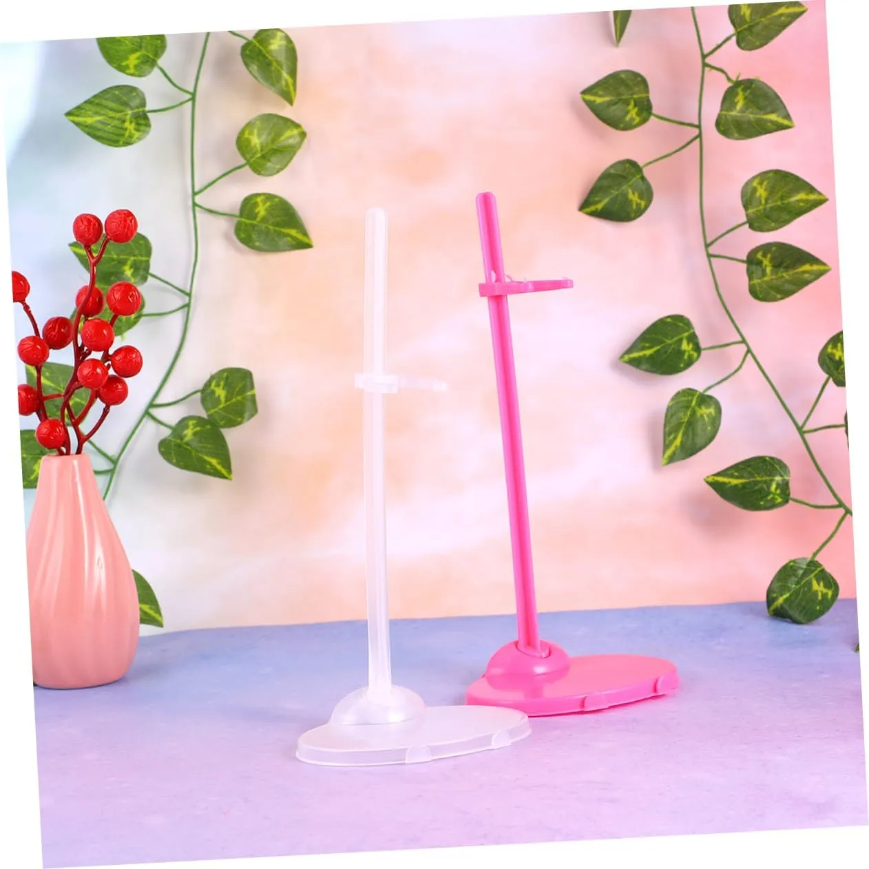 20pcs Doll Support Frame Transparent Doll Toy Fixed Holders Deformation-Resistant Accessories and Creative Play
