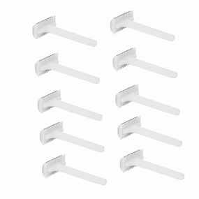 25pcs Hair for Men and Women Double-edge Shaving Tool for Leg Underarm and Private Areas Travel Accessories Premium Skin