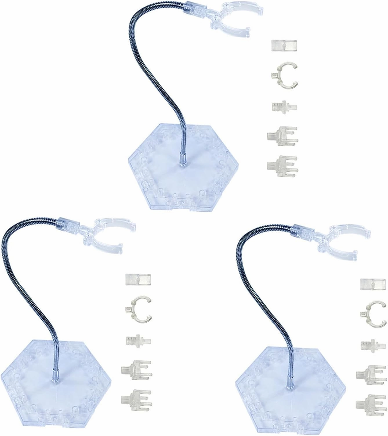 3-Piece Activity Doll Display Stand, Flexible And Sturdy Lines With Adjustable Angles, Suitable For Showcasing Gundam Character Models And HG RG BB Action Figures