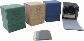 4 Pack Card Deck Box Fit for 400 Single Sleeved Cards with 4 Color Dividers,Trading Commander Deck Box Compatible fit for MTG, TCG, and Sports Cards