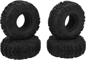 4Pcs RC Car Tires, Strong Grip RC Crawler Tyre Flexible, Strong Cushioning Performance Universal RC Car Wheels, for 2.2inch Wheels Large