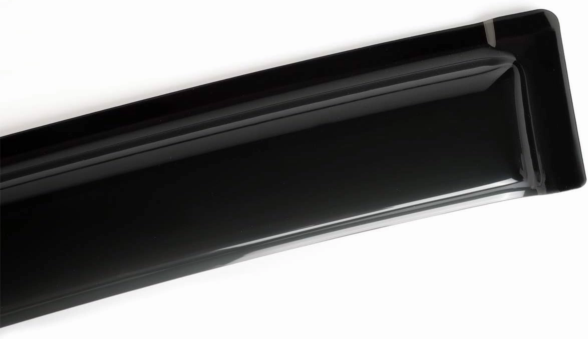 4pcs Original Shatterproof Outside Mount Style Sun Rain Guards Side Window Wind Deflectors Dark Smoke Nice Looking Vent Window Visors Compatible with 2006-2011 Civic 4-Door Sedan 94944