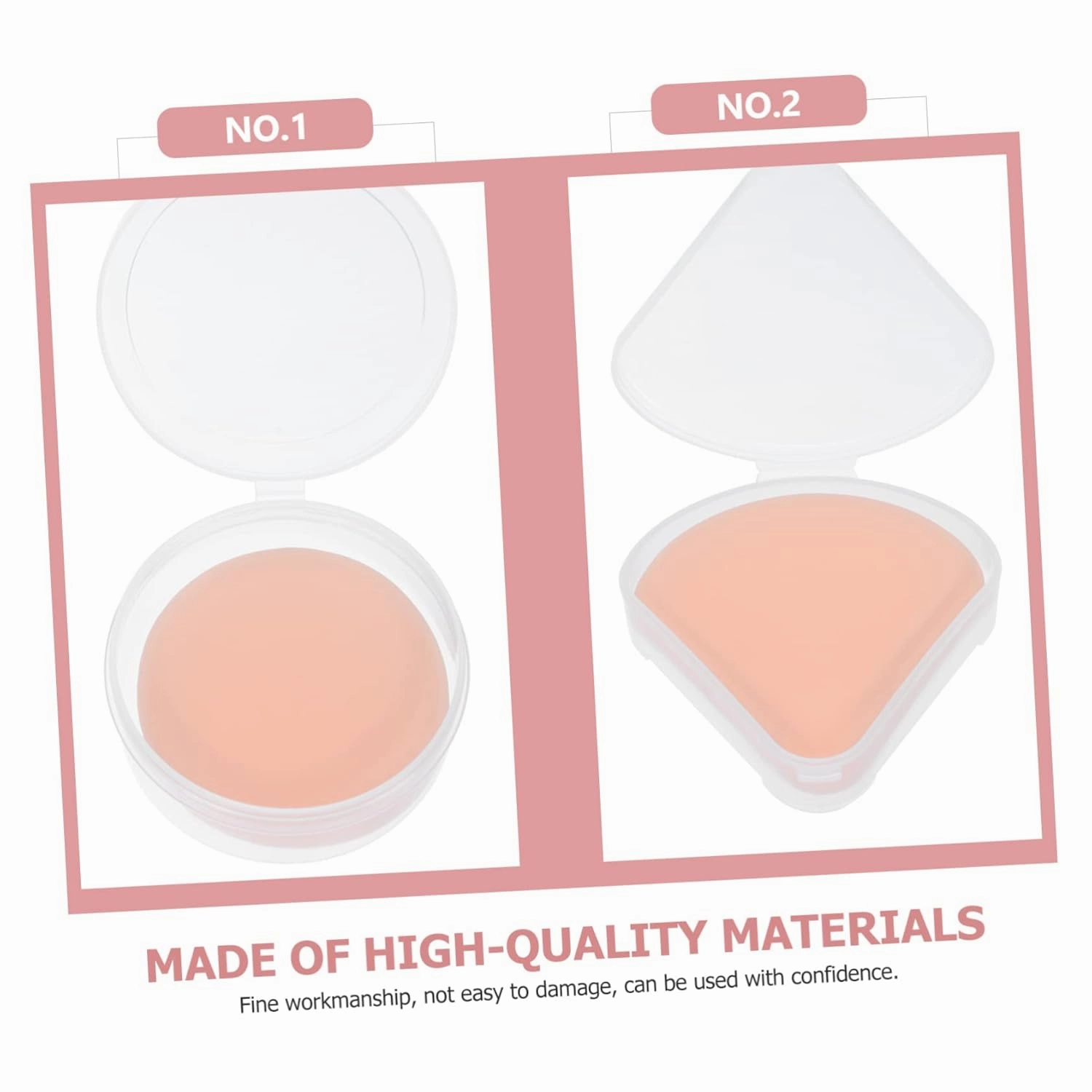 4sets Cotton Pads for Makeup Removal Face for Powder Makeup Gentle Material 4pcs*4