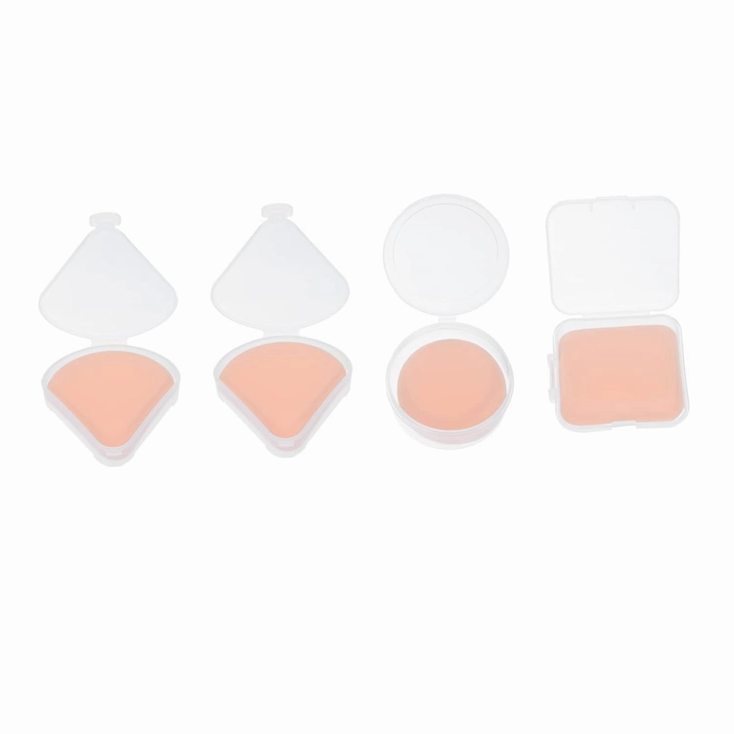 4sets Cotton Pads for Makeup Removal Face for Powder Makeup Gentle Material 4pcs*4