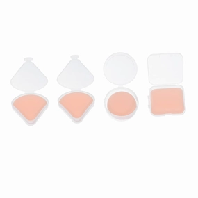 4sets Cotton Pads for Makeup Removal Face for Powder Makeup Gentle Material 4pcs*4