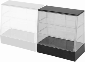 4sets Miniature Cake Display Cabinet Model for Dollhouse Kitchen Scenes Decor and Dollhouse Cupboard for Showcasing Miniature Items and Enhancing Play Fun 2pcs*4