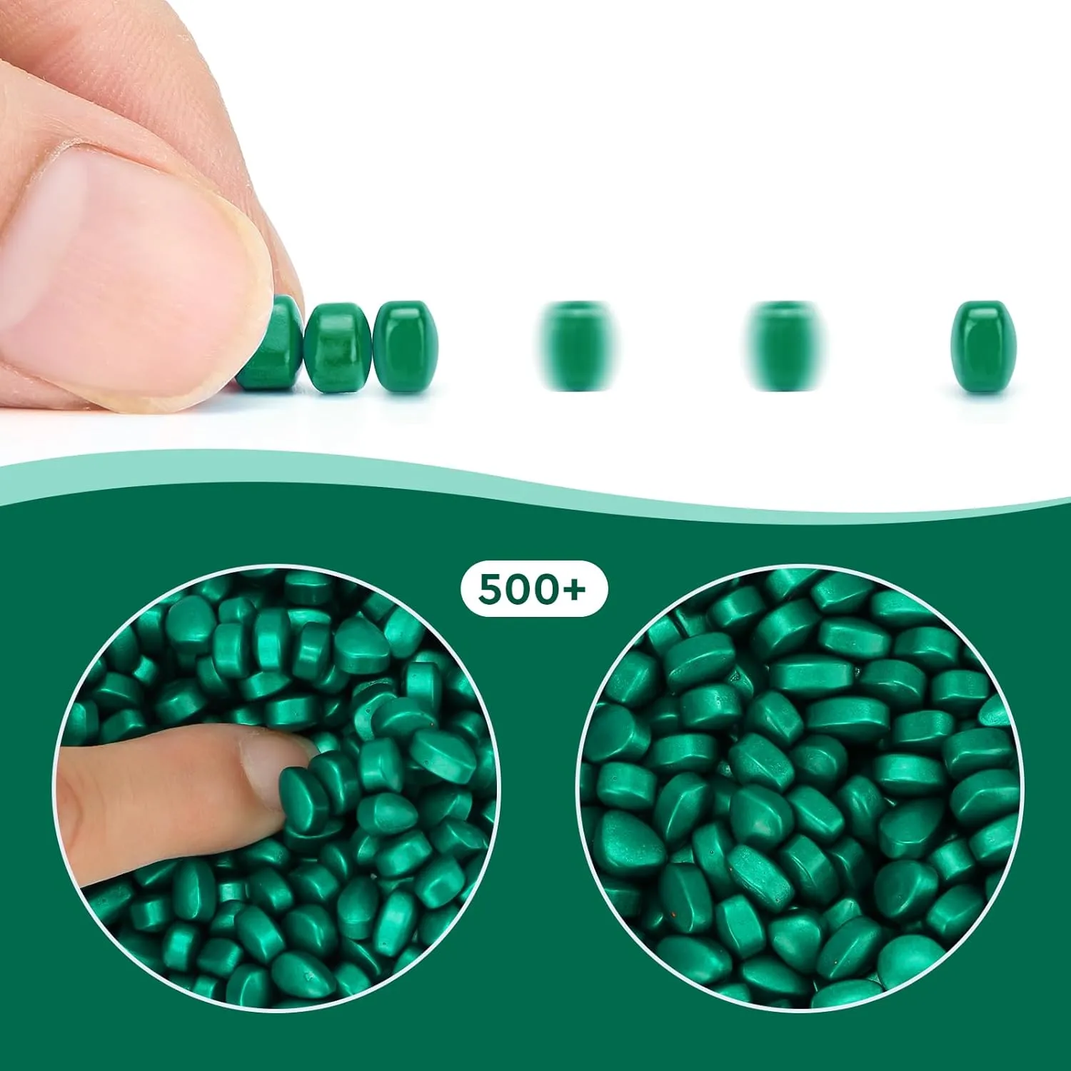 500  Original Ferrite Putty Green, Fidget Toy Ferrite Stones for Stress Relief, Sensory Toy for Adults & Teens 14 , Holiday Stocking Stuffer, Ferrite Rocks Fidget Present for Office