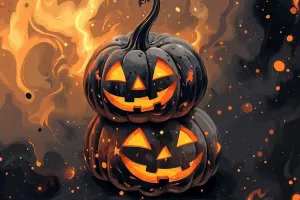 500 Piece Adult Jigsaw Puzzle, Black Pumpkin, Wicked Scent Adult Family Jigsaw Puzzle, Home Wall Decoration Birthday Gift.