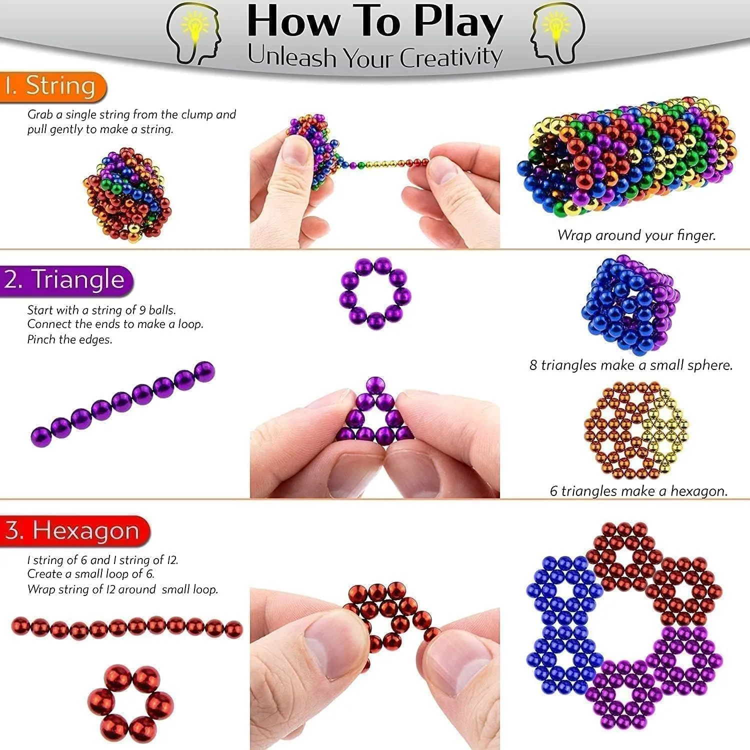 5MM 221pcs! Large Size Building Desk Toy for Stress Relief, Putty Toy Slime(Adults)