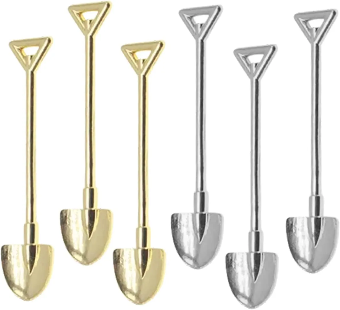 5sets 6pcs Mini Shovels for DIY Dollhouse Decor Premium Mini Gardening Tools Realistic Miniature House Accessories for Fairy Garden and Micro Landscape 6pcs*5