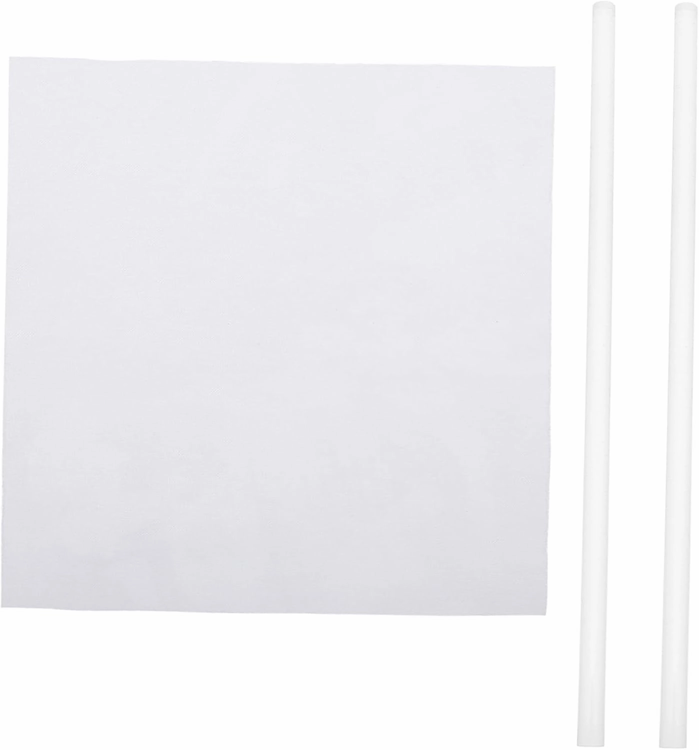 6packs Electrostatic Experiment Glass Rod Silk Cloth Physics for Professional Physics Experiments Fun and Engaging