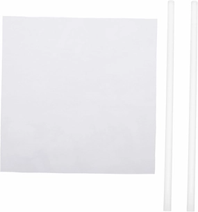 6packs Electrostatic Experiment Glass Rod Silk Cloth Physics for Professional Physics Experiments Fun and Engaging