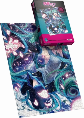 ABYstyle Hatsune Miku 1000 pcs Petals Jigsaw Puzzle Ideal Gift for Anime and Puzzle Enthusiasts Family-Friendly Activity