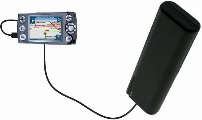 Advanced Navman ICN 550 Compatible AA Battery Pack Charge Kit – Portable Power Built with upgradeable TipExchange Technology